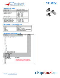 Datasheet CT1102V10.85F260C01 manufacturer CIT