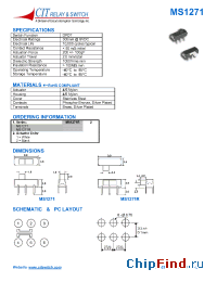 Datasheet MS12711 manufacturer CIT