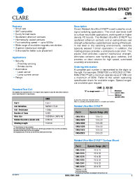 Datasheet CM5-2319 manufacturer Clare