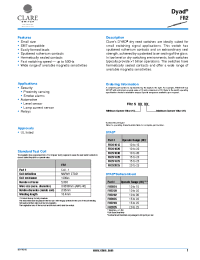 Datasheet FR2024 manufacturer Clare