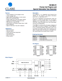 Datasheet M-985-01S manufacturer Clare