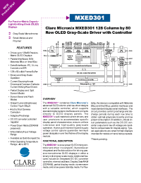 Datasheet MXED301-00 manufacturer Clare