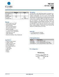 Datasheet PM1204 manufacturer Clare