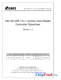 Datasheet CM120 manufacturer C-Media
