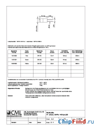 Datasheet 15010352 manufacturer CML