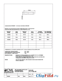 Datasheet 15030350 manufacturer CML