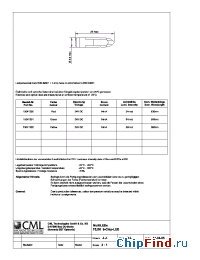 Datasheet 15041352 manufacturer CML