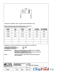 Datasheet 15100351 manufacturer CML