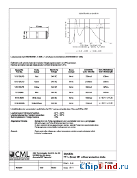 Datasheet 1510135XXX manufacturer CML