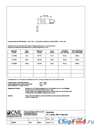 Datasheet 15110351 manufacturer CML