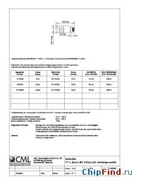 Datasheet 15130350 manufacturer CML