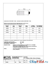 Datasheet 1824035X manufacturer CML