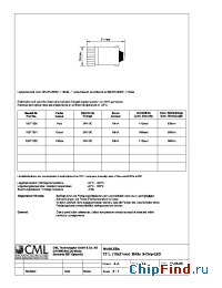Datasheet 18271352 manufacturer CML