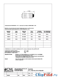 Datasheet 1829045X manufacturer CML