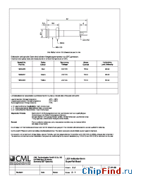 Datasheet 1900X351 manufacturer CML