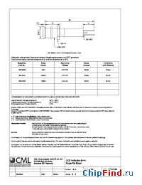 Datasheet 1901X352 manufacturer CML
