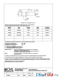 Datasheet 1903X255 manufacturer CML