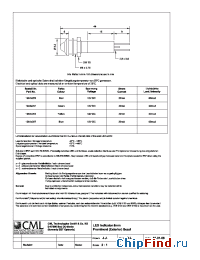 Datasheet 1904X251 manufacturer CML