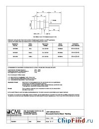Datasheet 1907X003 manufacturer CML