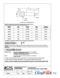 Datasheet 1908X352 manufacturer CML