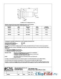 Datasheet 192BX351 manufacturer CML