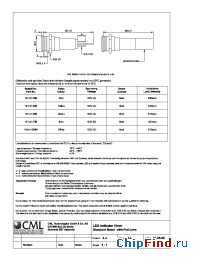 Datasheet 1941X132M manufacturer CML