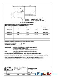 Datasheet 198200005X500 manufacturer CML