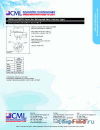 Datasheet 2622K5 manufacturer CML