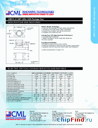 Datasheet CMD11-21VYC/TR8 manufacturer CML
