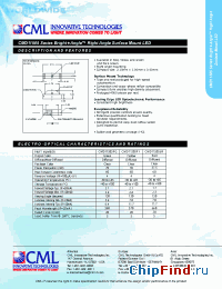 Datasheet CMD11505PY manufacturer CML