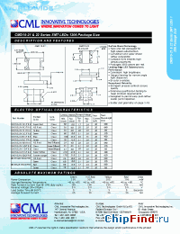 Datasheet CMD15-21VYC/TR8 manufacturer CML