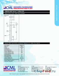 Datasheet CMD204UWC manufacturer CML