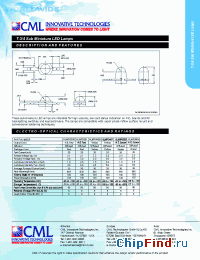 Datasheet HLMP0400 manufacturer CML