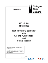 Datasheet HFC-SPCI manufacturer Cologne