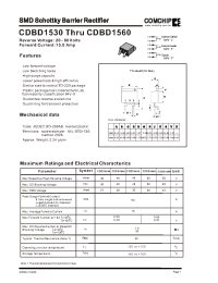 Datasheet CDBD1545 manufacturer Comchip
