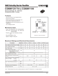 Datasheet CDBM180 manufacturer Comchip