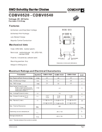 Datasheet CDBV0540 manufacturer Comchip