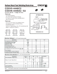 Datasheet CDSV6-4448A2 manufacturer Comchip