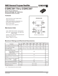 Datasheet CGRC301 manufacturer Comchip