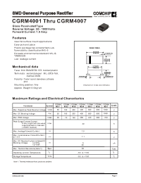 Datasheet CGRM4004 manufacturer Comchip