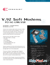Datasheet CX11252 manufacturer Conexant