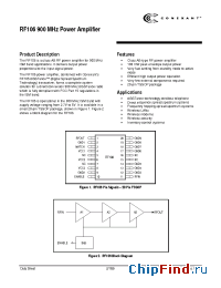 Datasheet RF106 manufacturer Conexant