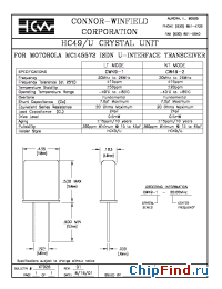 Datasheet CW49-2 manufacturer Connor-Winfield