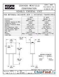 Datasheet CW49GL-2 manufacturer Connor-Winfield
