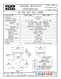 Datasheet EDV64-080-11 manufacturer Connor-Winfield