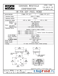 Datasheet EPV64-***-21P manufacturer Connor-Winfield