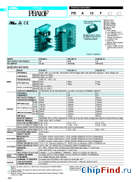 Datasheet DAS100F24 manufacturer COSEL