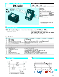 Datasheet TAC-10-683 manufacturer COSEL
