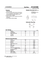 Datasheet D1C241000 manufacturer COSMO