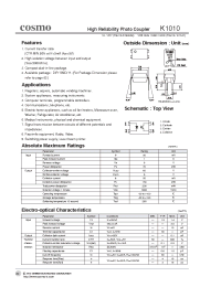 Datasheet K1010A manufacturer COSMO